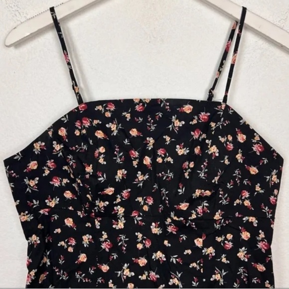 Mossimo Supply Co. Sleeveless Black Floral Dress - Size XL - Picture 3 of 4